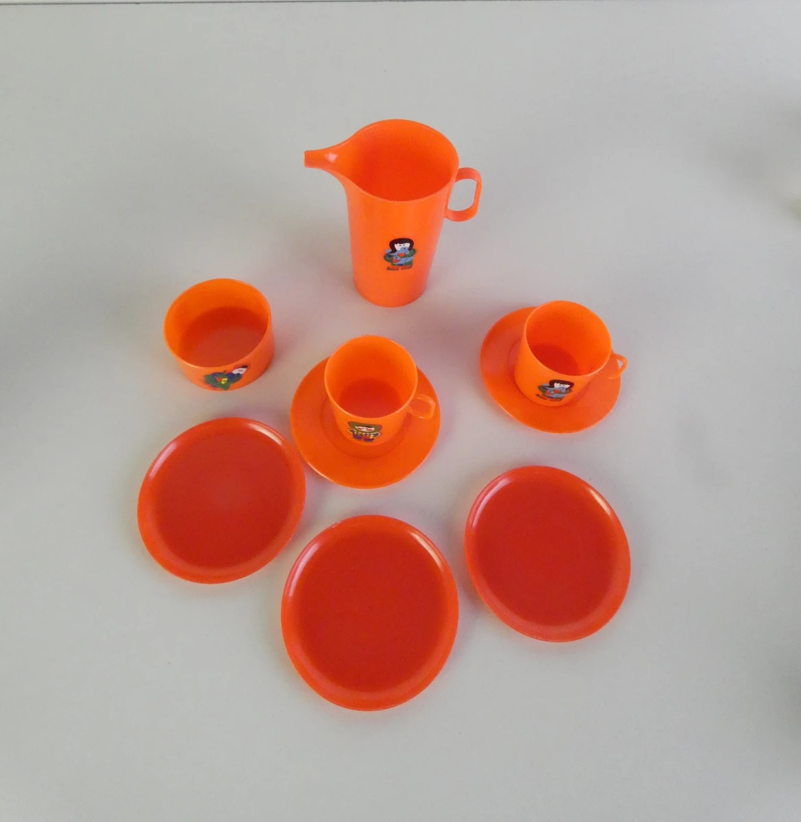 Vintage kinderservies met potjes en bestek - foto 17