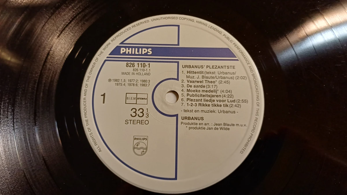 Dubbel vinylalbum Urbanus' Plezantste - foto 6