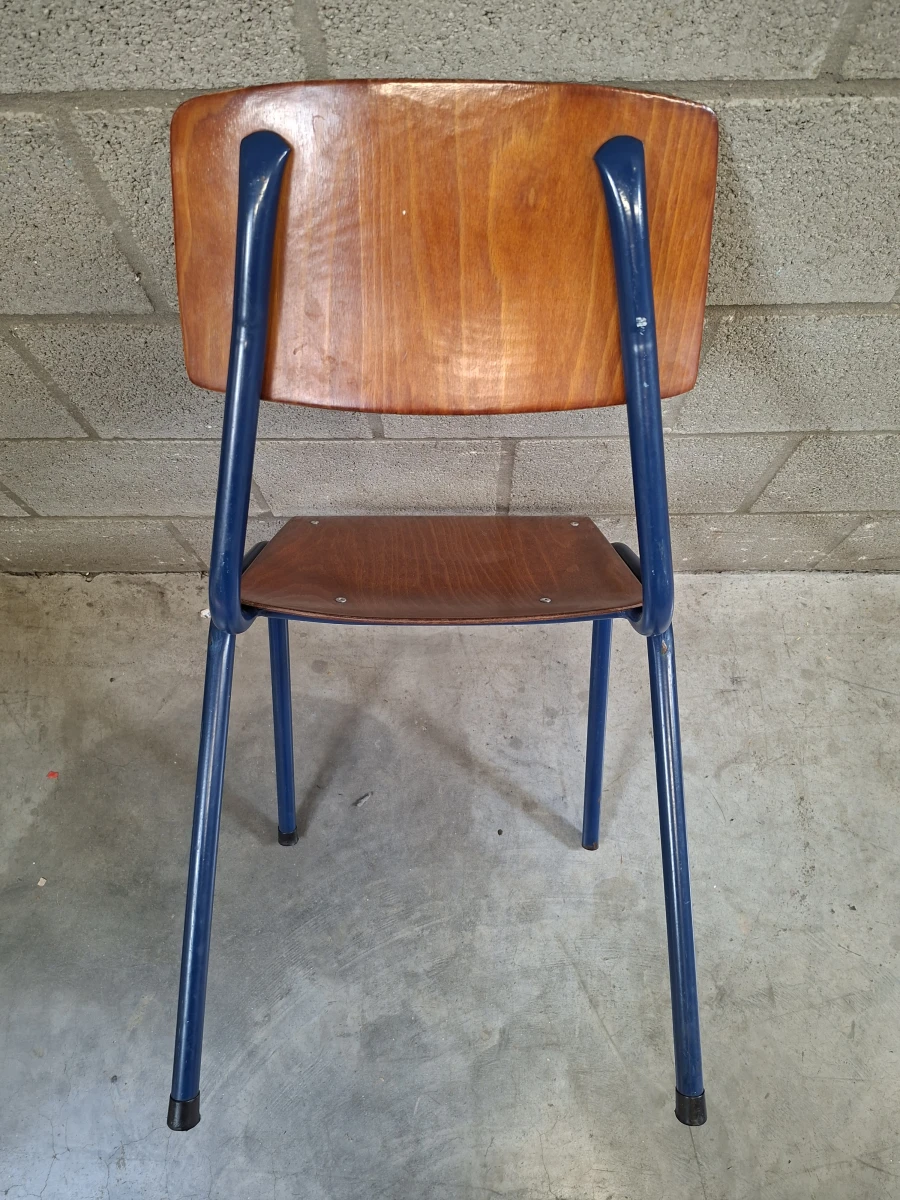 Mid-century industriële schoolstoel van het merk OBO - foto 5