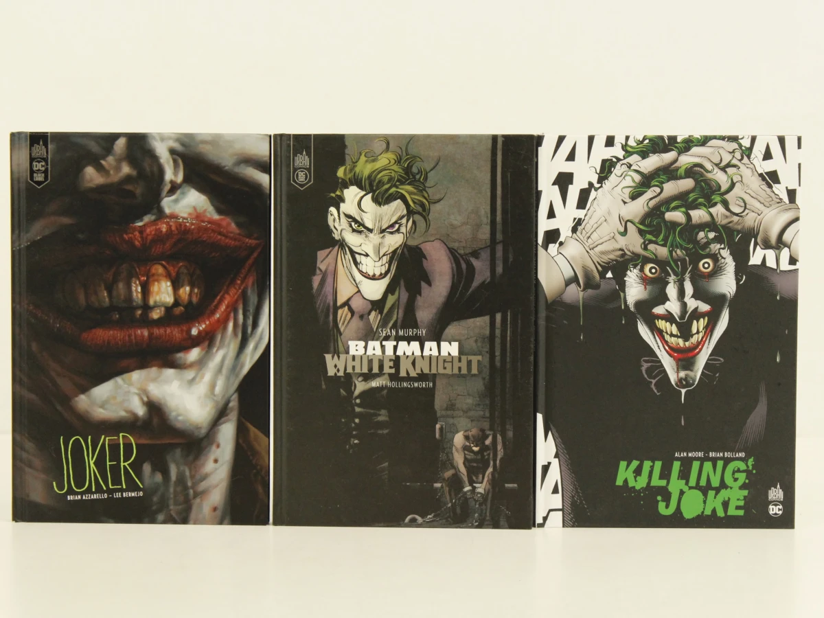 Lot van 8 luxe graphic novels – Batman, Joker, V for Vendetta in het Frans - foto 4