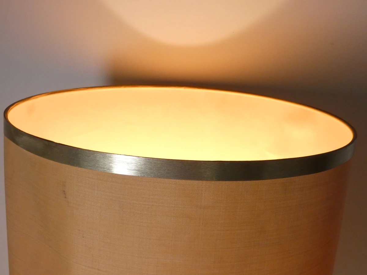 'Ice Cube' Tafellamp – Jaren 70 Space Age Design met stoffen kap - foto 3