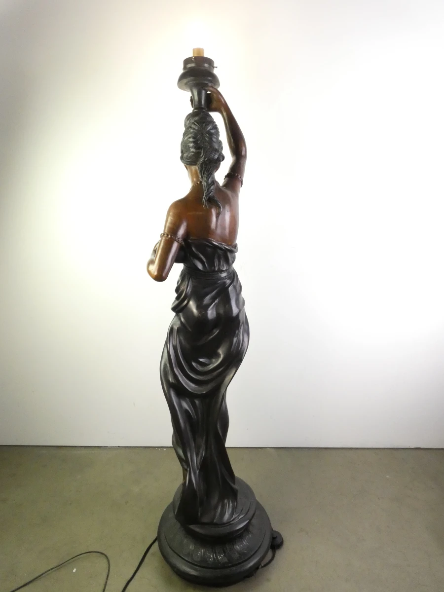 Imposante sculpturale vloerlamp in Art Nouveau-stijl - foto 8