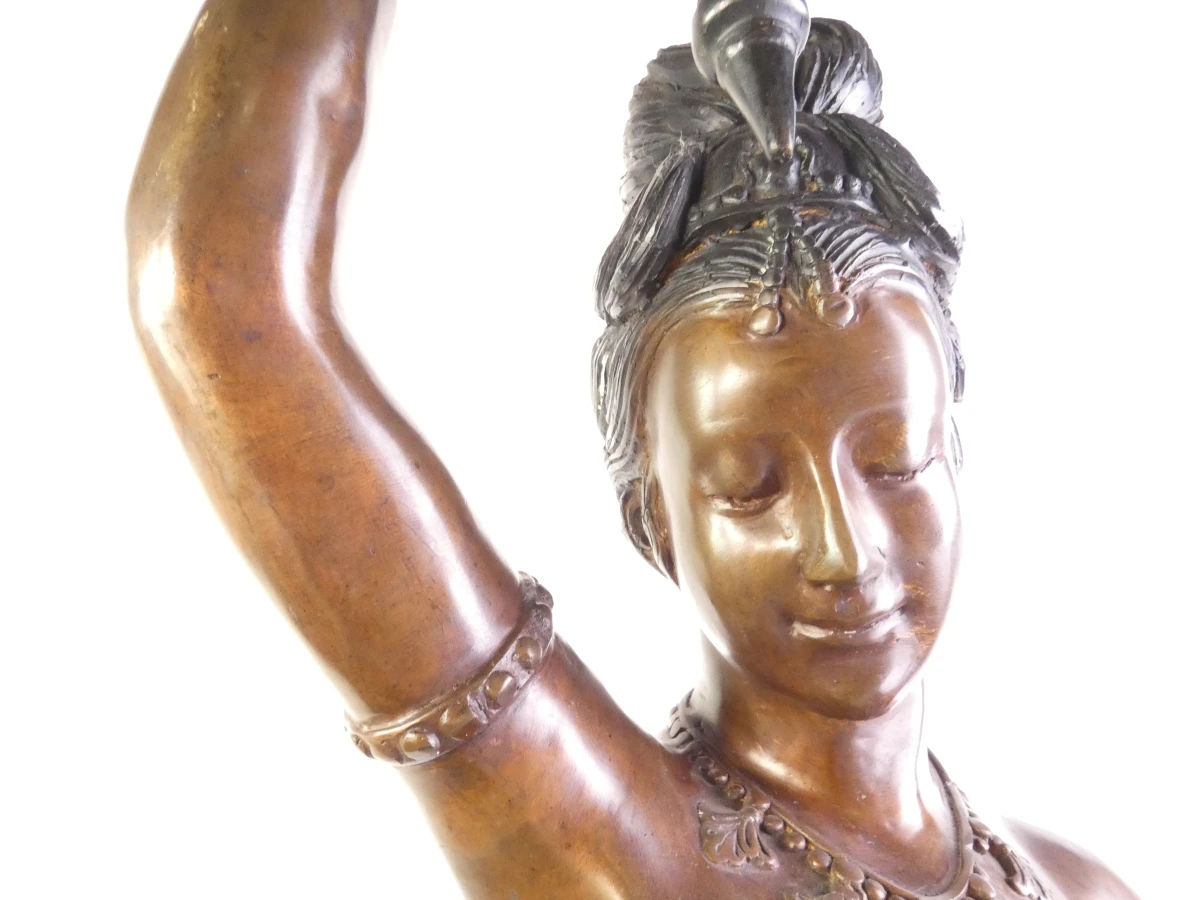 Imposante sculpturale vloerlamp in Art Nouveau-stijl - foto 18