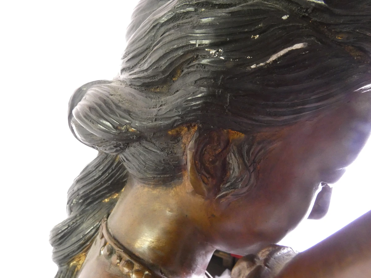Imposante sculpturale vloerlamp in Art Nouveau-stijl - foto 20