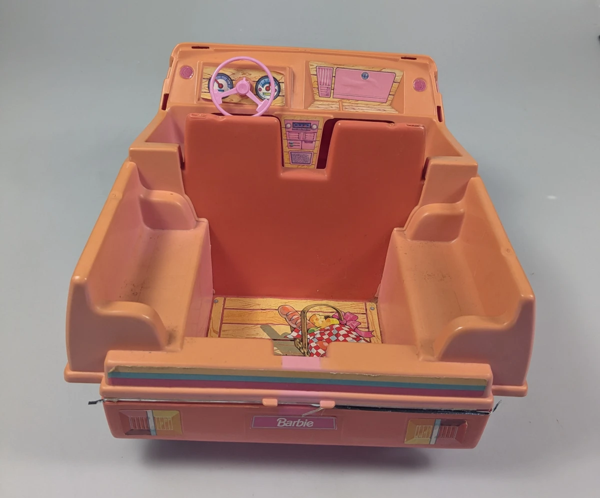 Barbie Paarden Trailer Camper in originele doos. - foto 4
