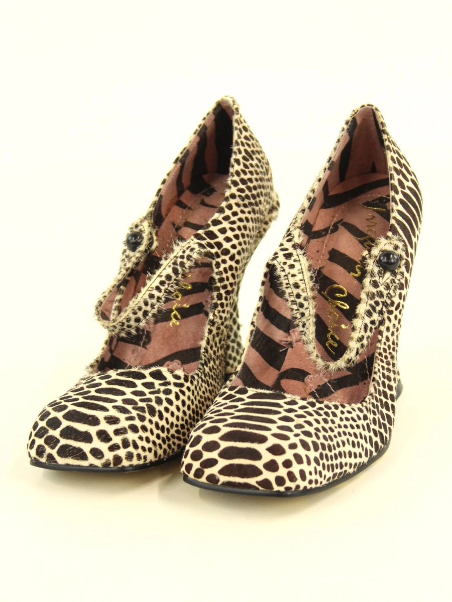 Irregular Choice - extravagante dierenprint pumps met statement hak - GB - foto 2