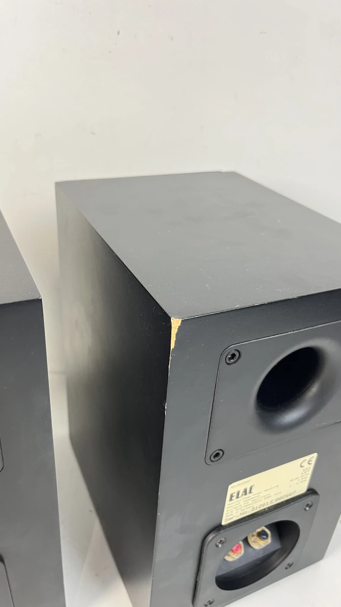 Luidsprekers ELAC 201 boekenplank stereoset Duits hifi audiopaar zwart - foto 6