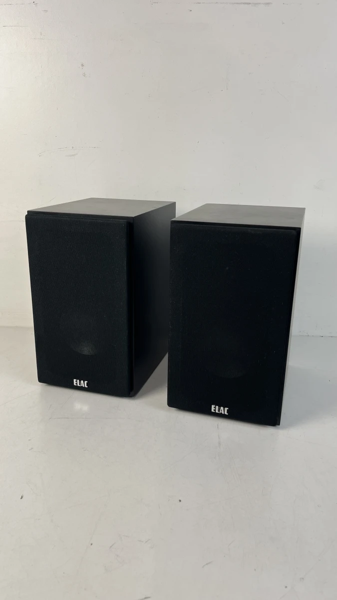 Luidsprekers ELAC 201 boekenplank stereoset Duits hifi audiopaar zwart - foto 2