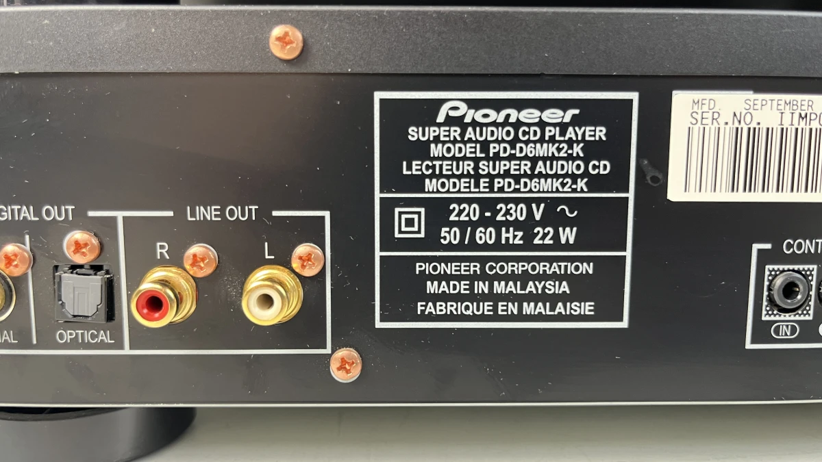 Hifi stereoset Pioneer A-A6MK2 versterker met SACD-speler en tuner - foto 5