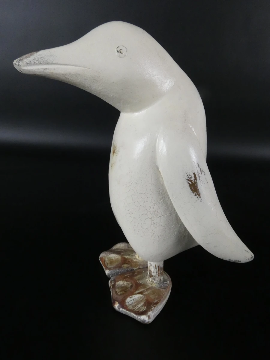 2 houten pinguïnbeeldjes - foto 9
