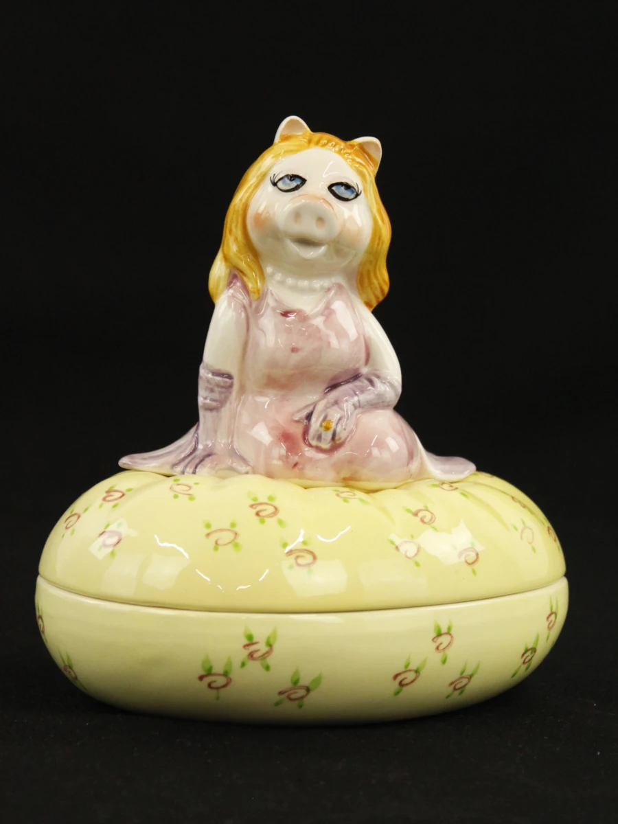 Miss Piggy keramiek sieradendoosje – Sigma TasteSetter (Japan, ca. 1979) - foto 2