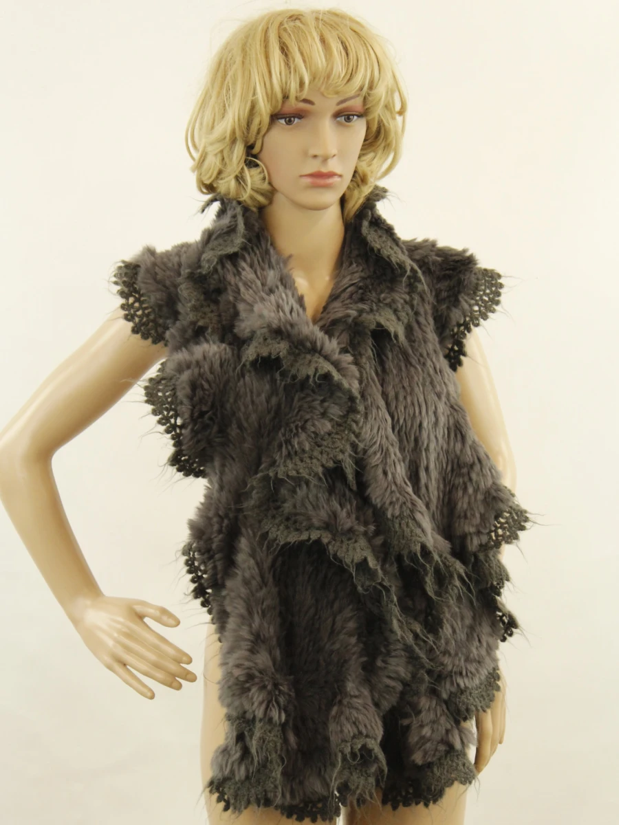 Gerard Darel Franse Luxe Bontlook Sjaal - foto 7