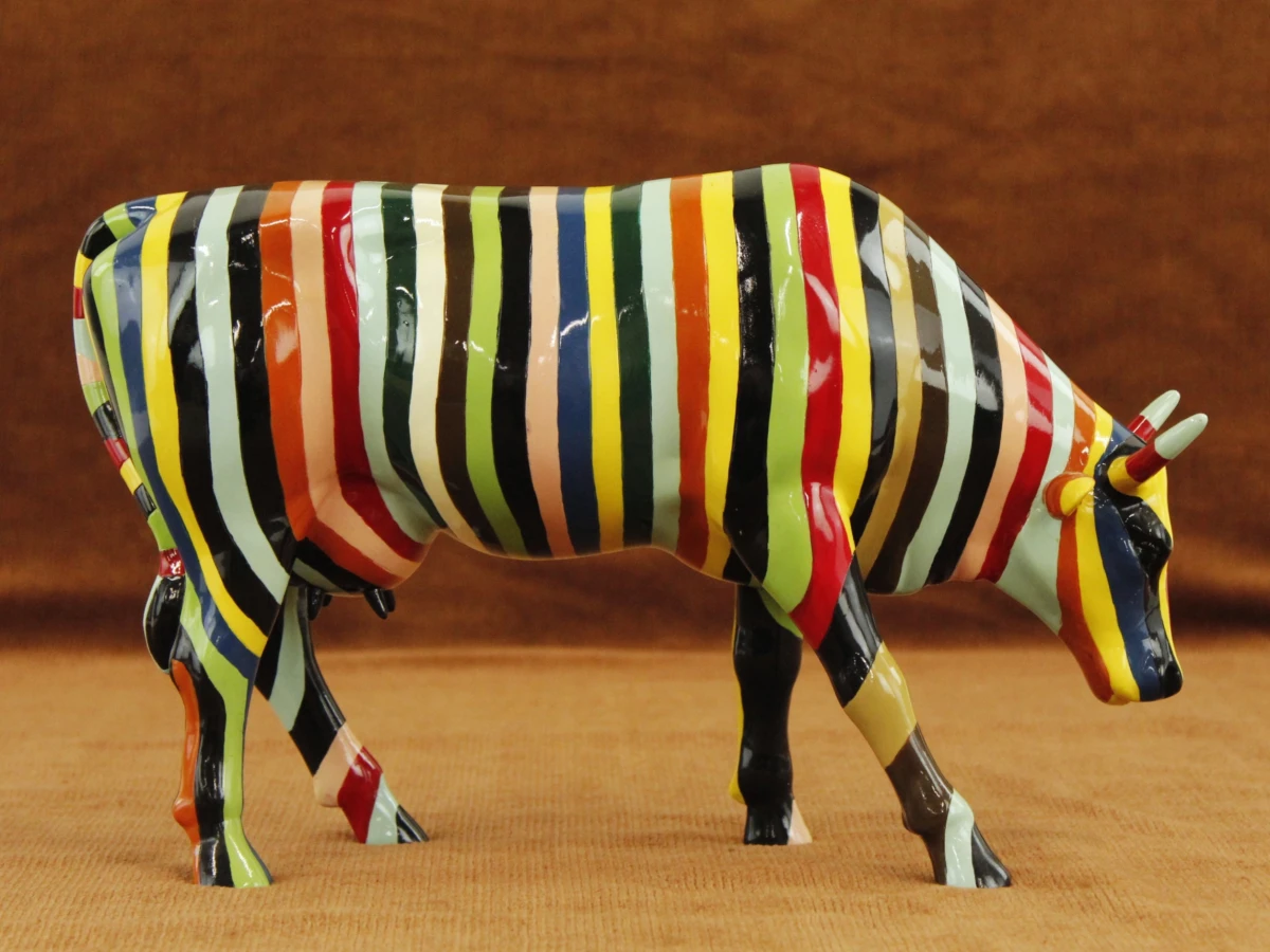 CowParade – Striped – Cary Smith – New York 2000 – Grote verzameleditie - foto 2