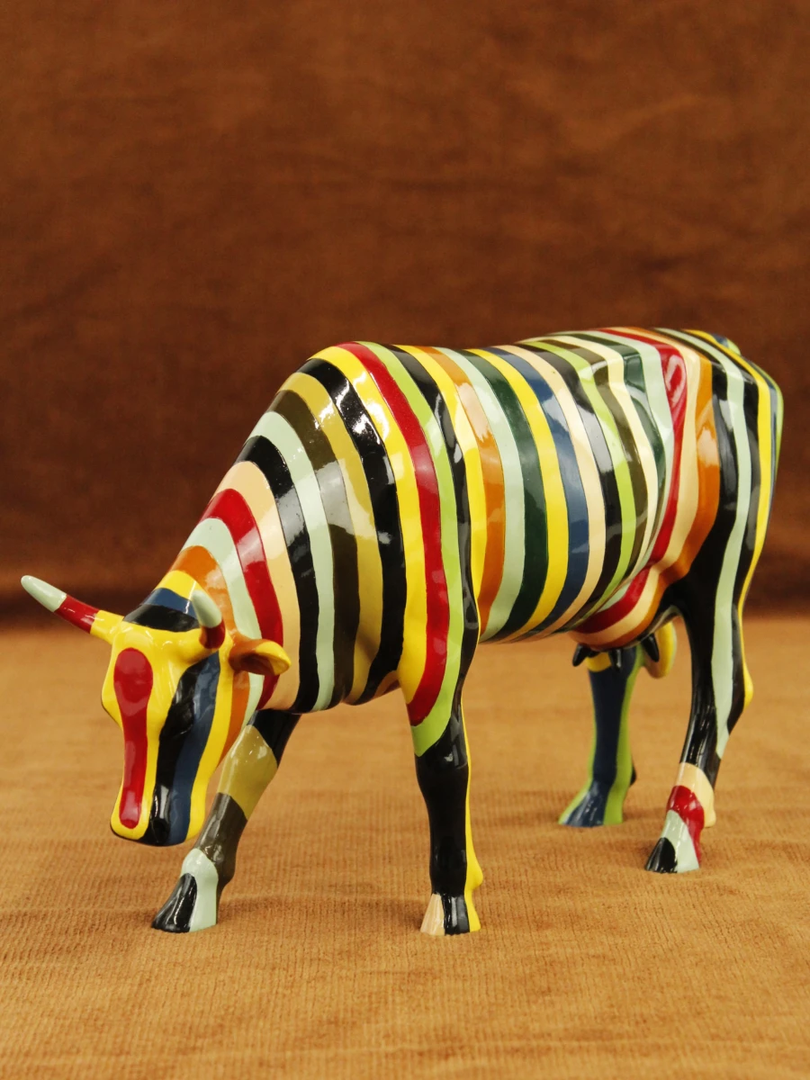 CowParade – Striped – Cary Smith – New York 2000 – Grote verzameleditie - foto 4