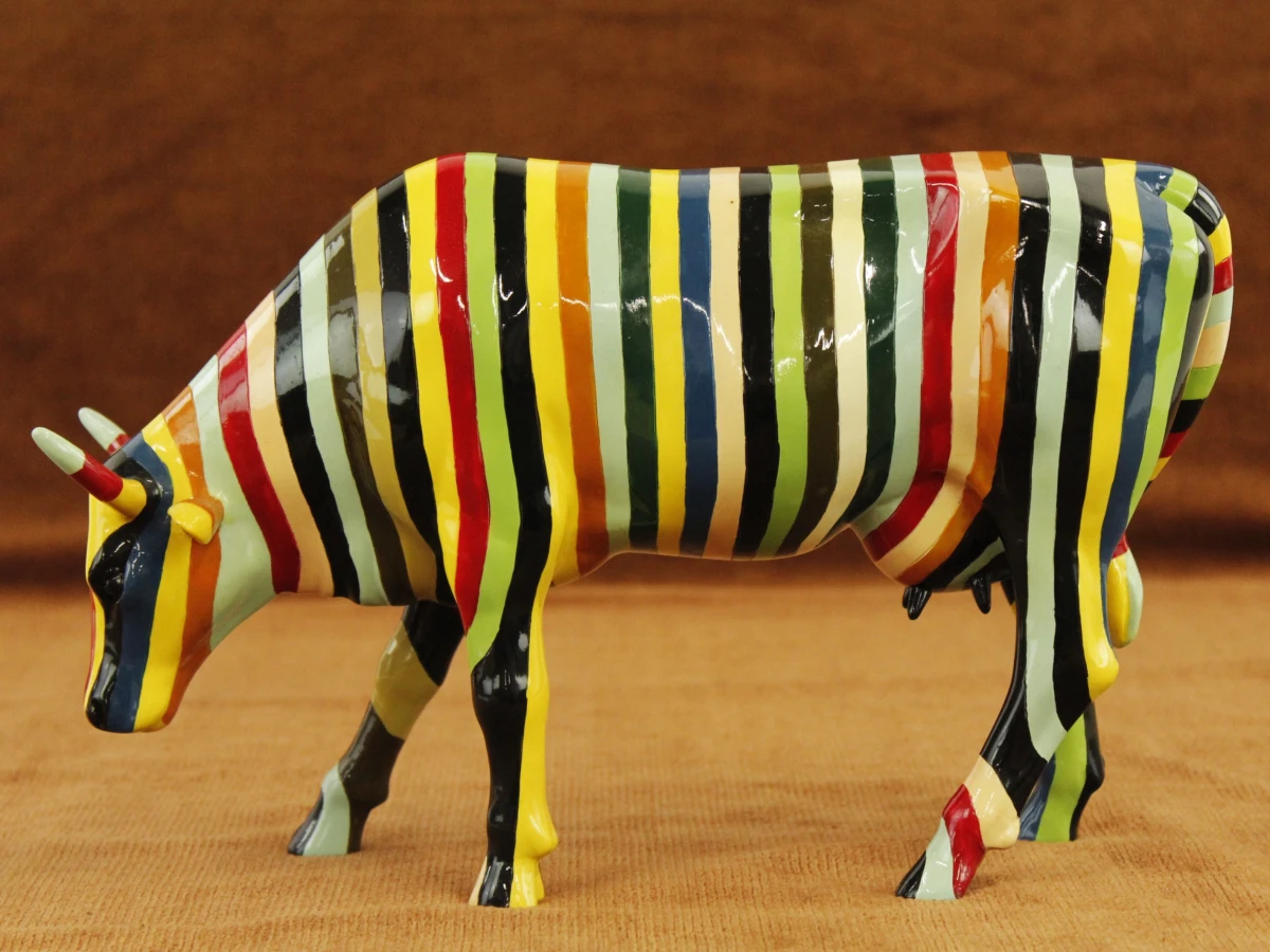 CowParade – Striped – Cary Smith – New York 2000 – Grote verzameleditie - foto 5