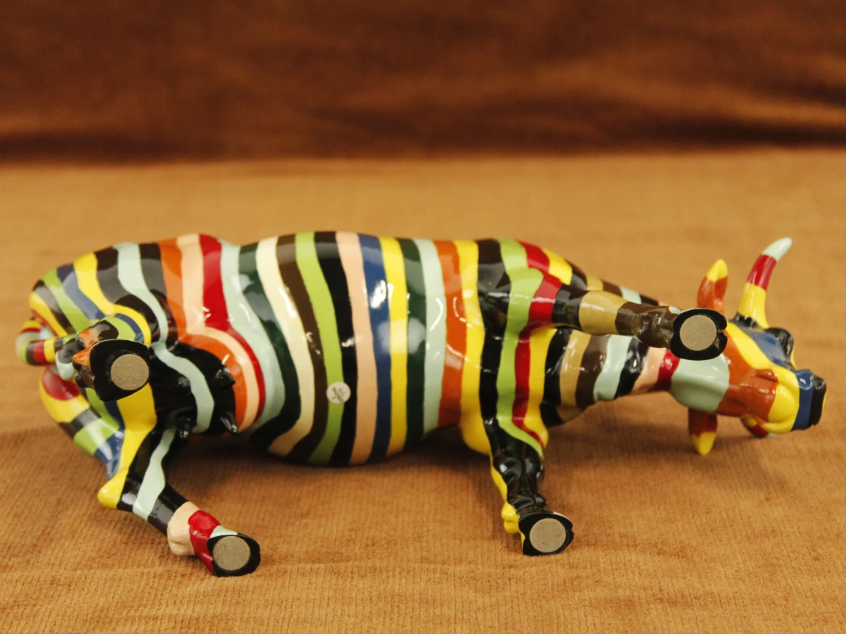 CowParade – Striped – Cary Smith – New York 2000 – Grote verzameleditie - foto 9