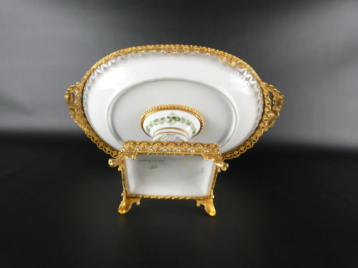 Vintage porseleinen tafelstuk - LIMOGES France - foto 5