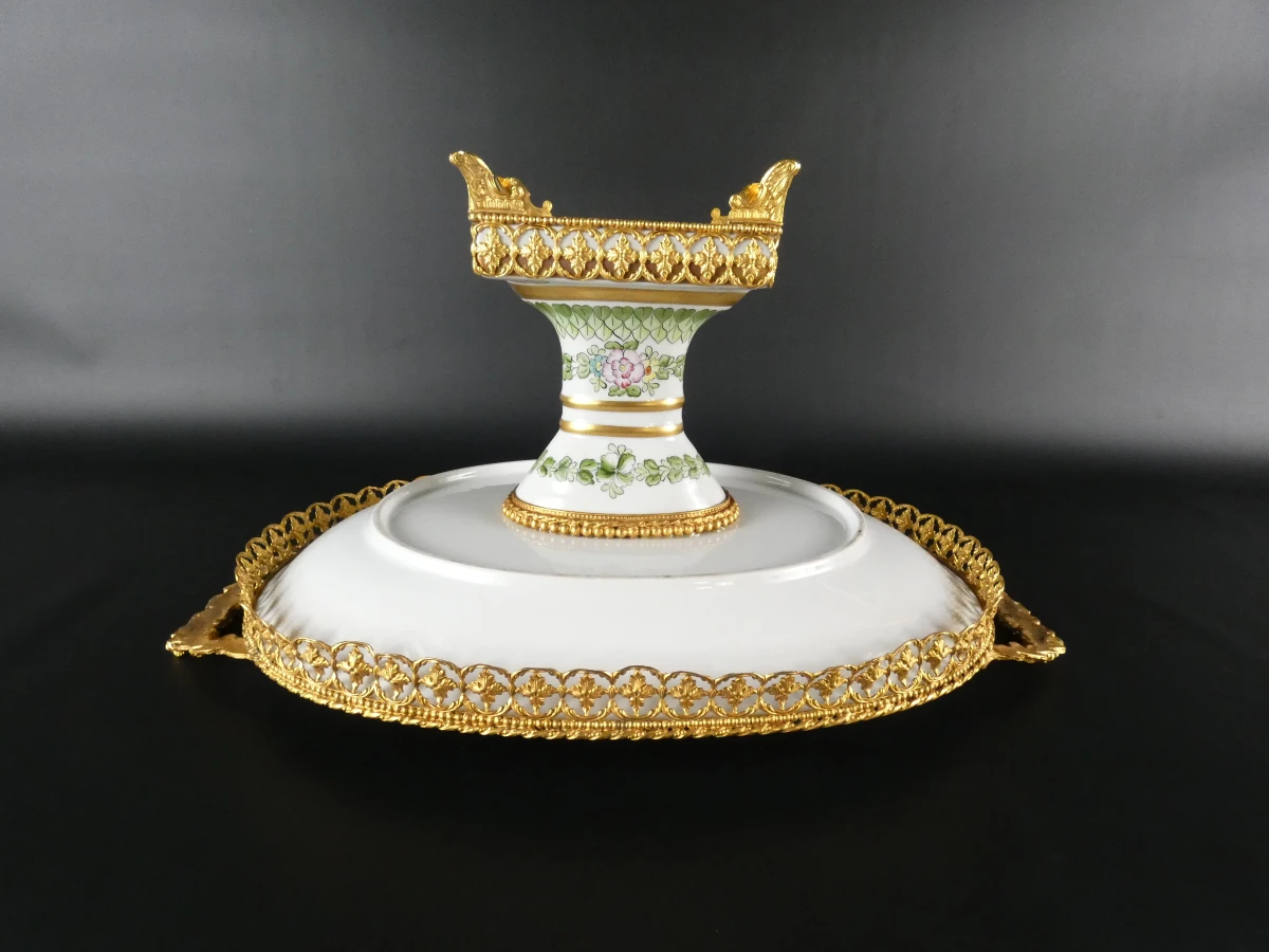 Vintage porseleinen tafelstuk - LIMOGES France - foto 6