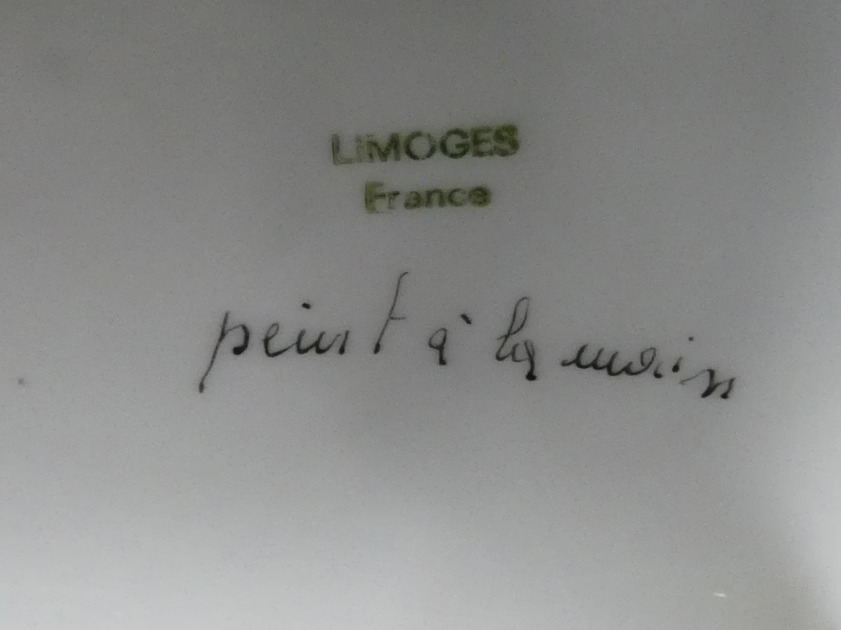 Vintage porseleinen tafelstuk - LIMOGES France - foto 10