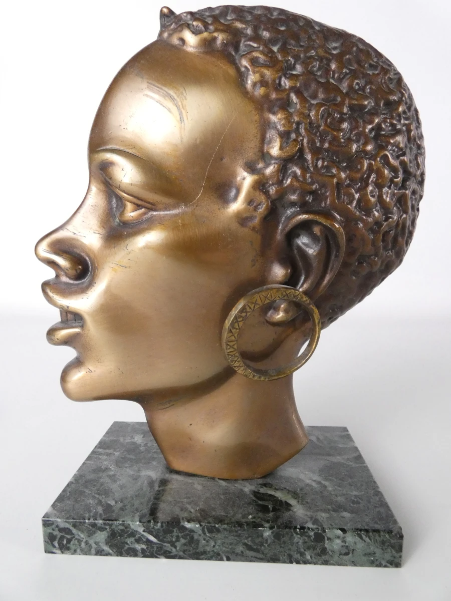 Set van Drie Art Deco / Mid-Century sculpturen - foto 2