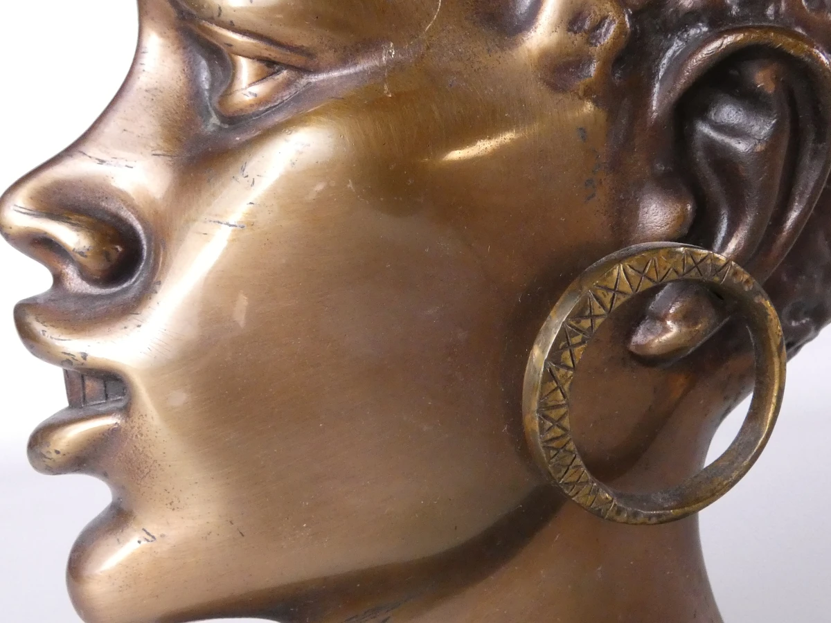 Set van Drie Art Deco / Mid-Century sculpturen - foto 4