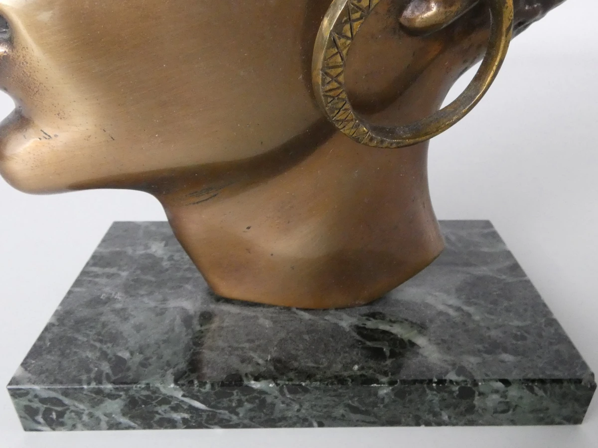 Set van Drie Art Deco / Mid-Century sculpturen - foto 5