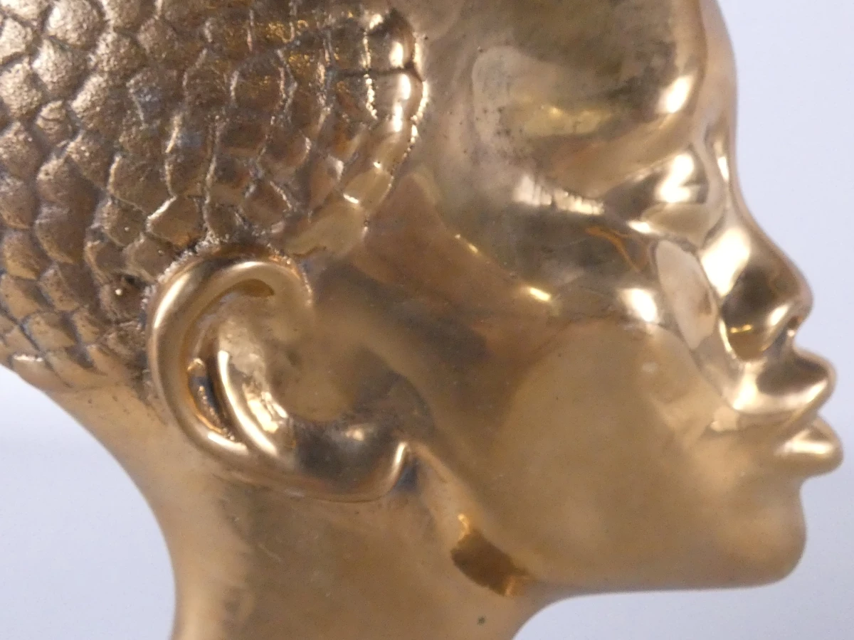 Set van Drie Art Deco / Mid-Century sculpturen - foto 8