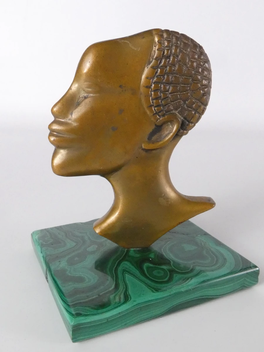 Set van Drie Art Deco / Mid-Century sculpturen - foto 10