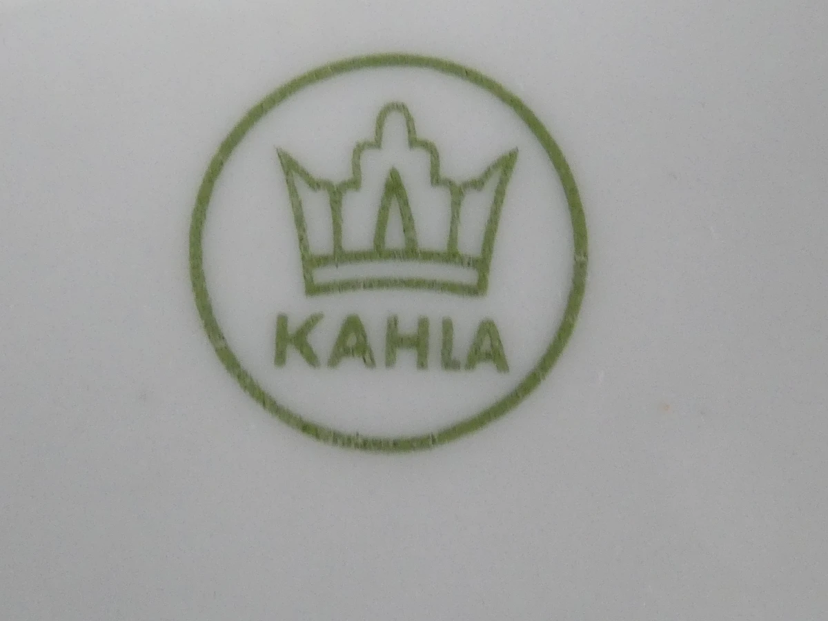 Vintage Kahla 'Polka Dot' porseleinen koffieset - 12-delig - foto 5