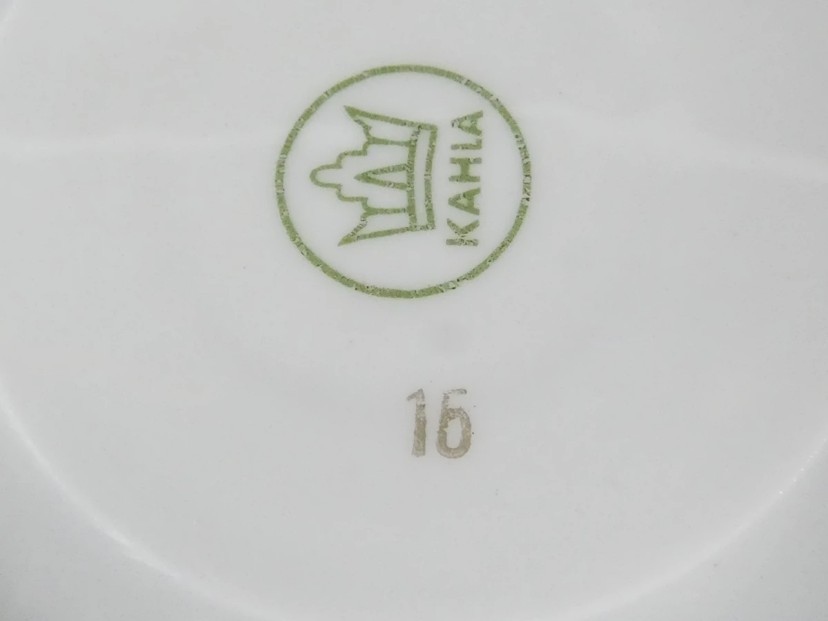 Vintage Kahla 'Polka Dot' porseleinen koffieset - 12-delig - foto 18