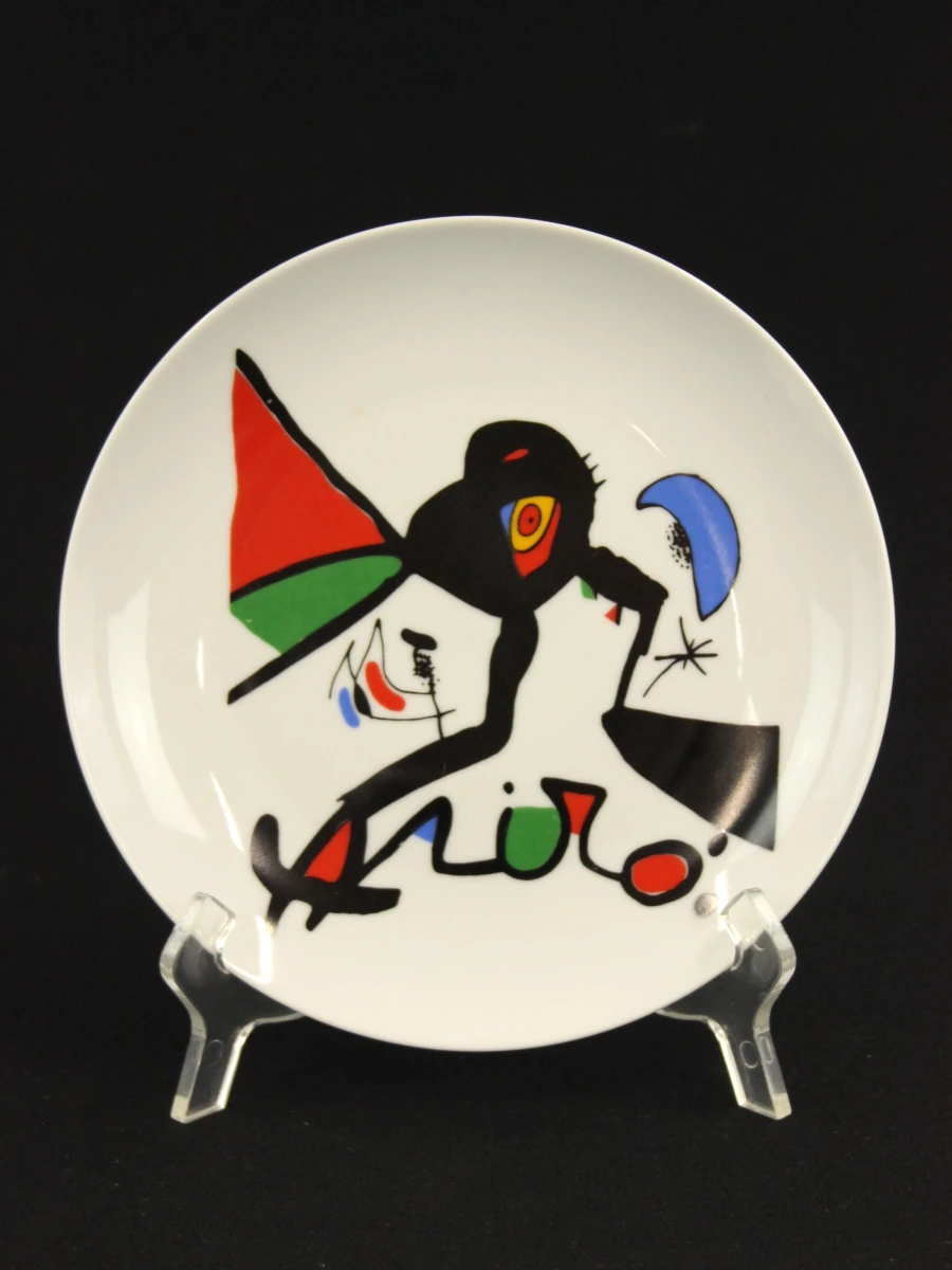 Joan Miro Set van 6 dessertborden met reproducties van werken van de kunstenaar - foto 3