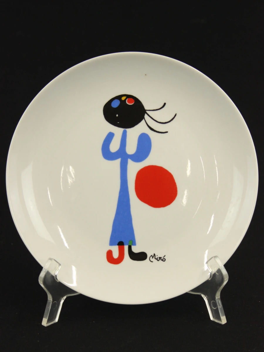 Joan Miro Set van 6 dessertborden met reproducties van werken van de kunstenaar - foto 4