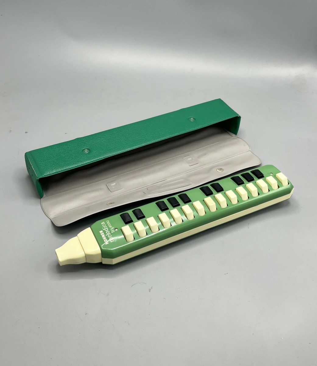 Melodica Hohner Soprano vintage toetsblaasinstrument met etui - foto 7