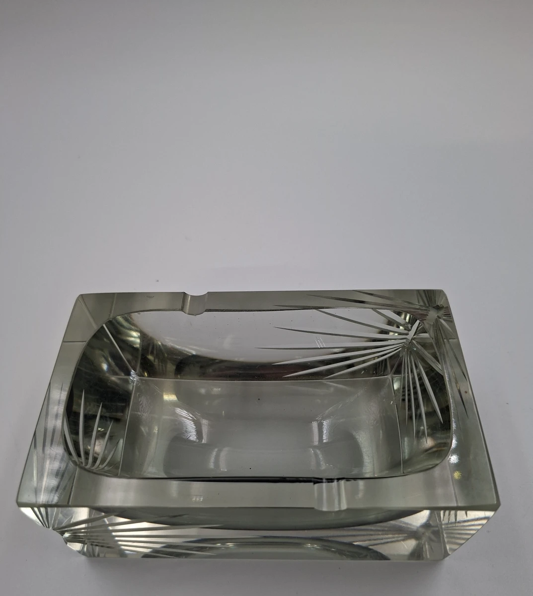 Murano asbak van geslepen kristal - foto 2
