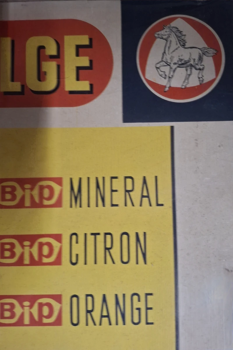 Vintage kartonnen reclamebord van brouwerij Anglo-Belge - foto 3