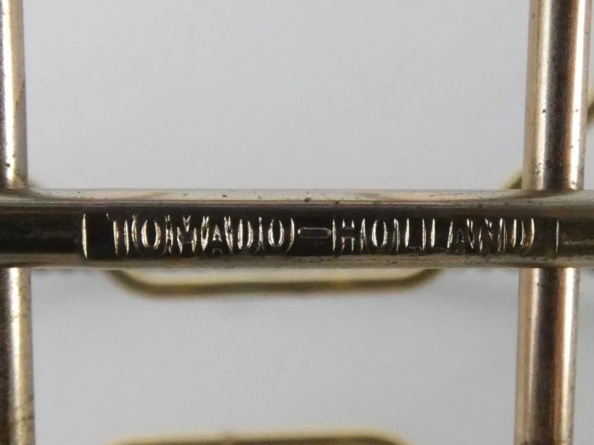 Vintage gekleurde longdrinkglazen met metalen draaghouder – 6 kleuren – Tomado Holland - foto 9