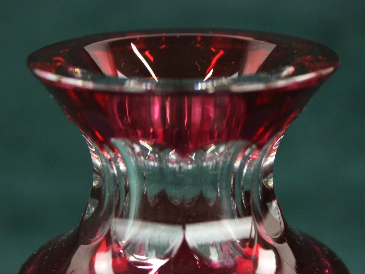 Tiny Val Saint Lambert ‘Gary’ roze vaas - foto 5