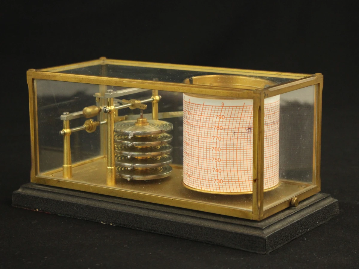 ZENITH Zwitserse Messing Barograaf Nº 943 - foto 5