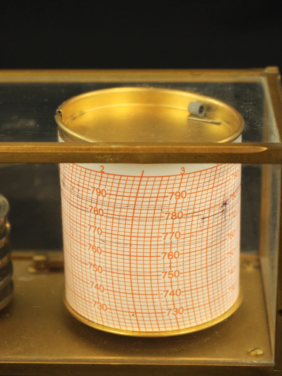 ZENITH Zwitserse Messing Barograaf Nº 943 - foto 6