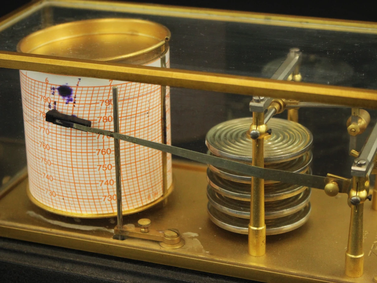 ZENITH Zwitserse Messing Barograaf Nº 943 - foto 8