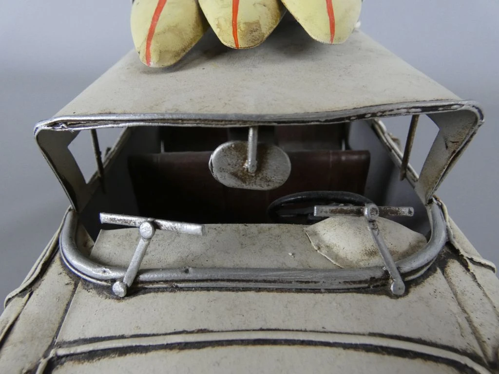 Decoratief metalen modelauto met surfplanken uit 1957 - foto 6