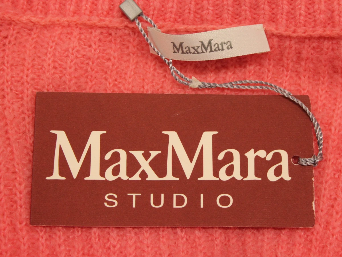 MaxMara roze oversized gebreid vest met zakken - maat L - foto 6
