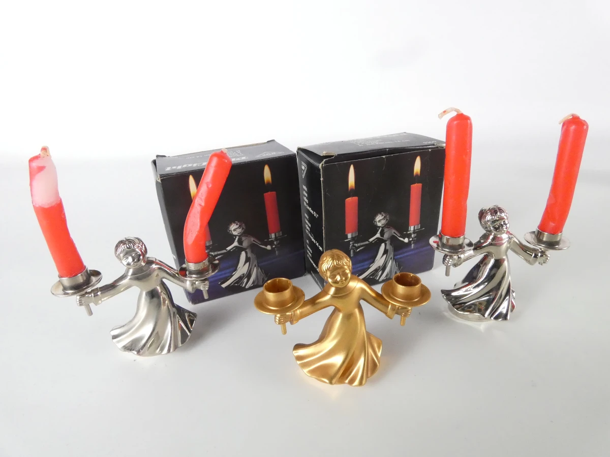 Lot vintage BMF-kandelaars en Nagel-design - foto 2