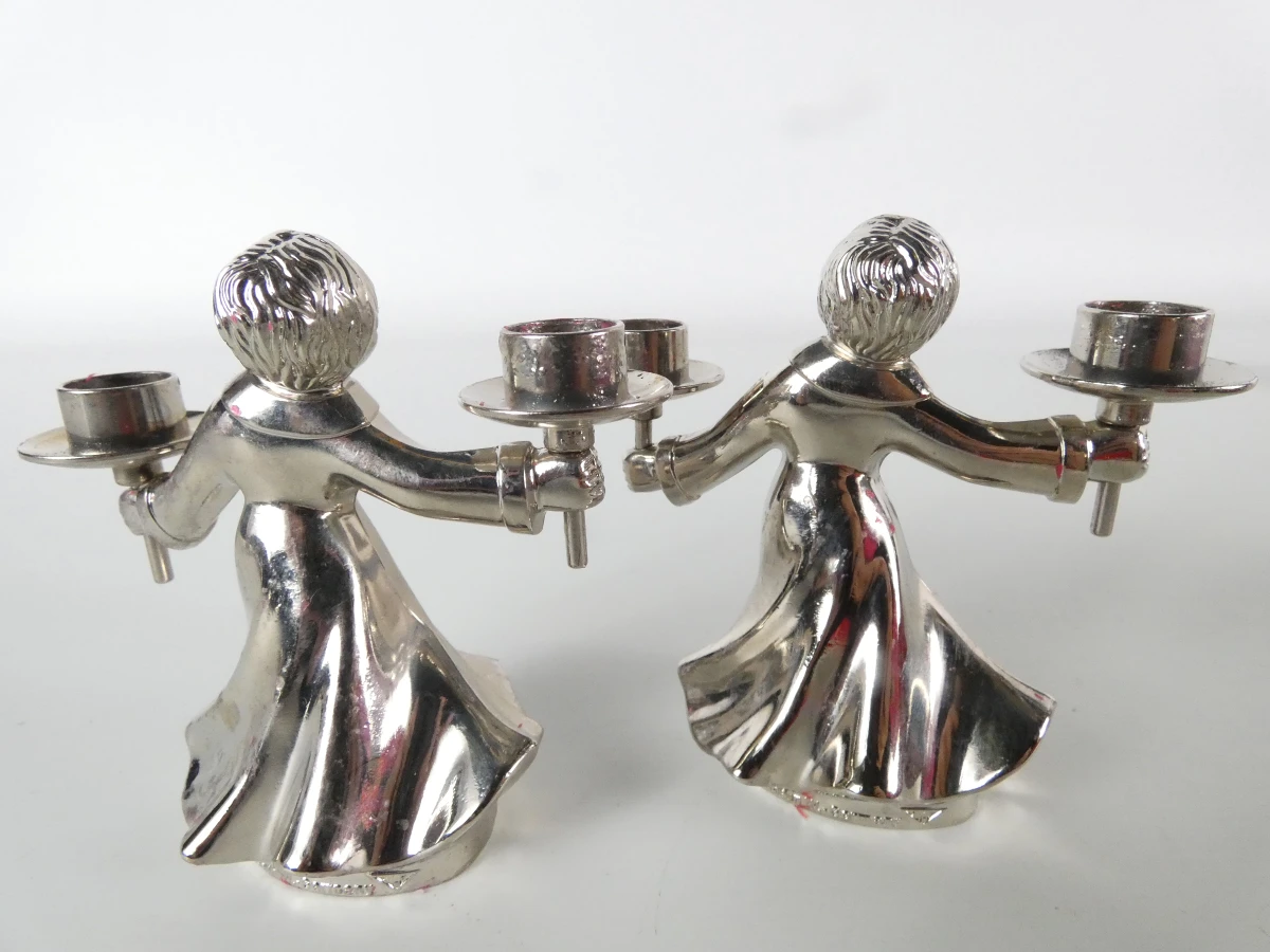 Lot vintage BMF-kandelaars en Nagel-design - foto 5