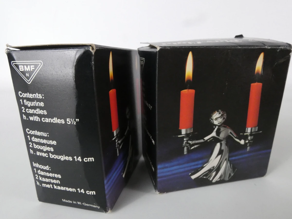Lot vintage BMF-kandelaars en Nagel-design - foto 8