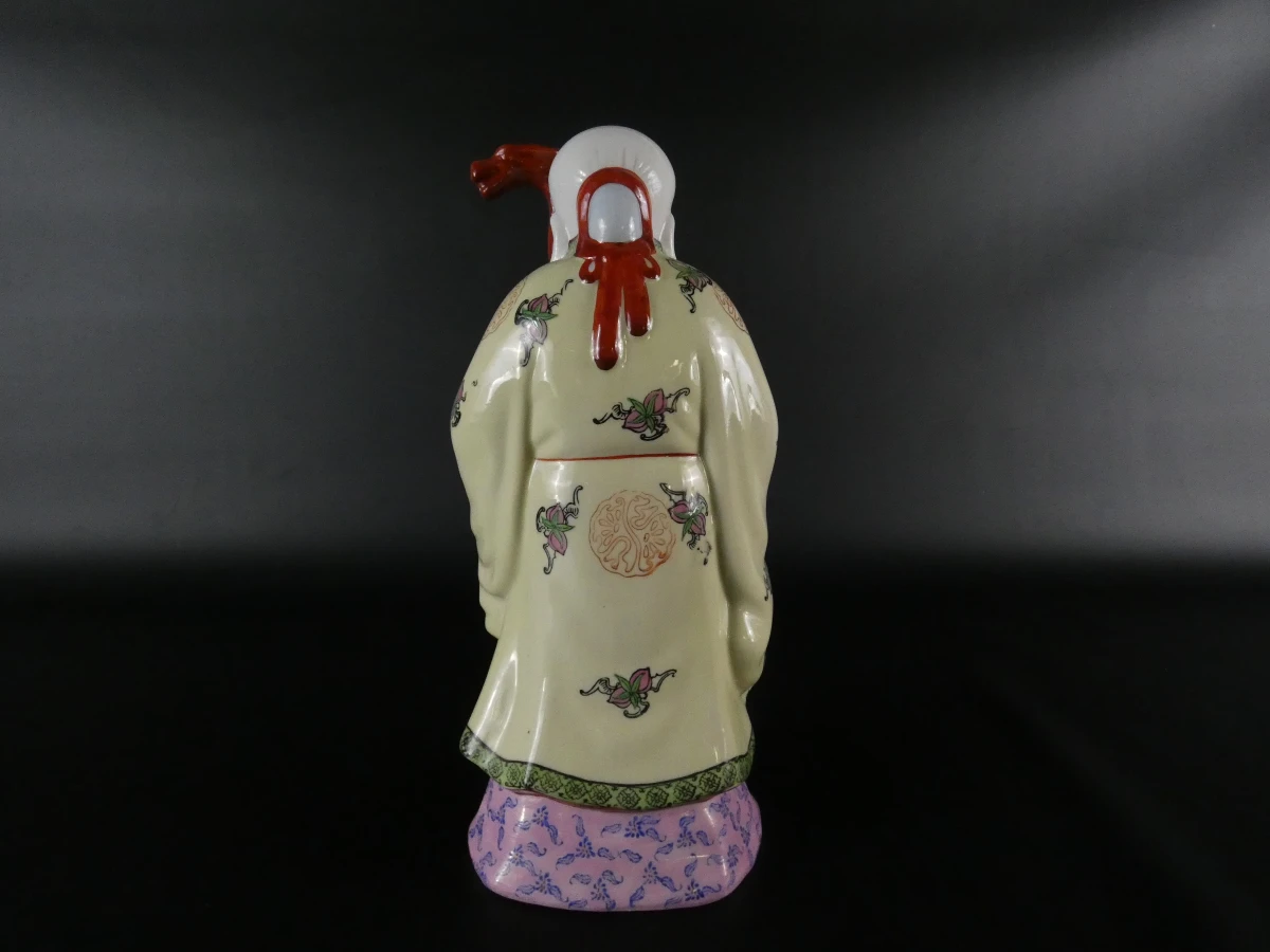 Set van drie Chinese geluksgoden: Fu, Lu en Shou figuren - foto 20