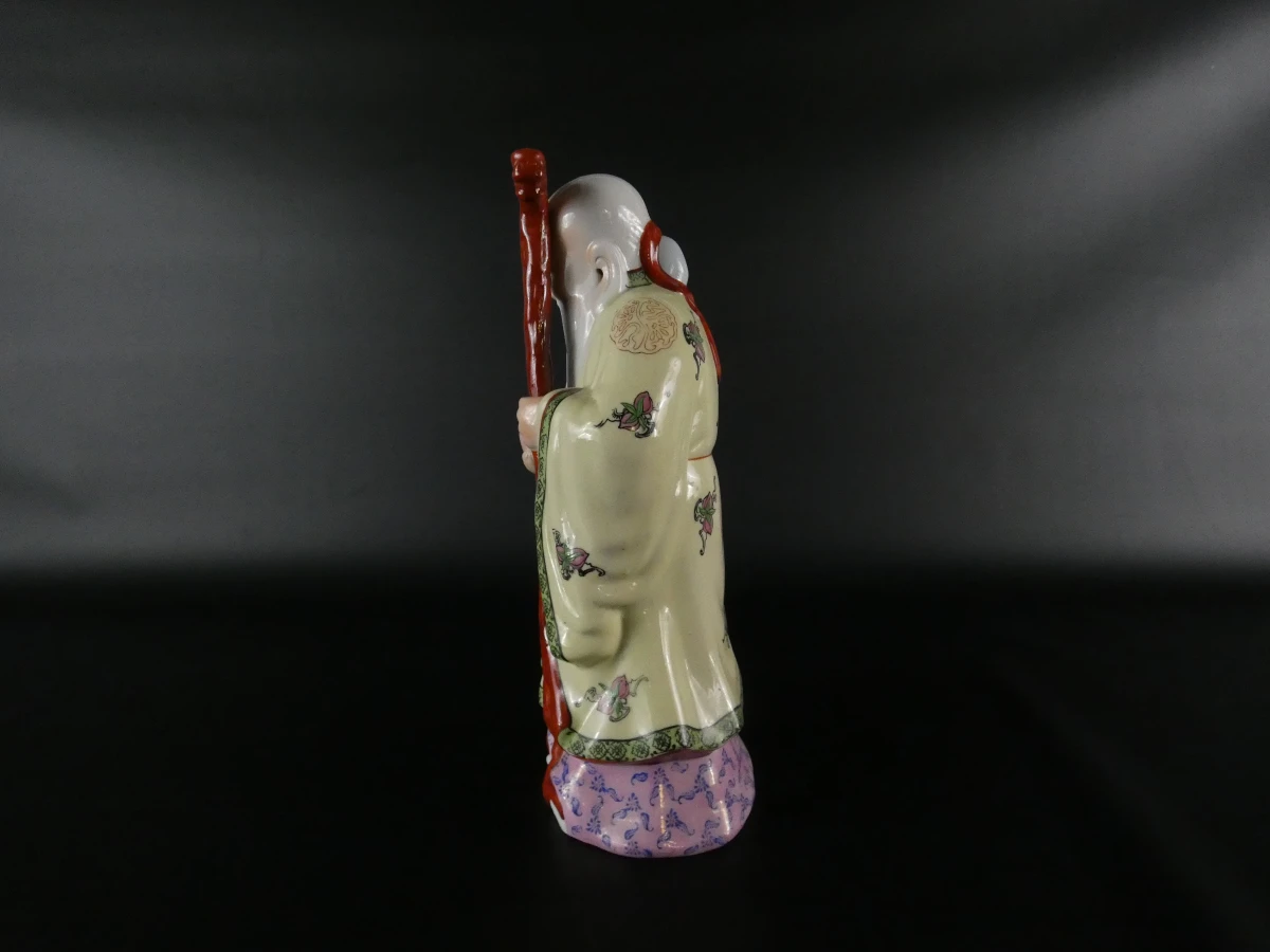 Set van drie Chinese geluksgoden: Fu, Lu en Shou figuren - foto 21