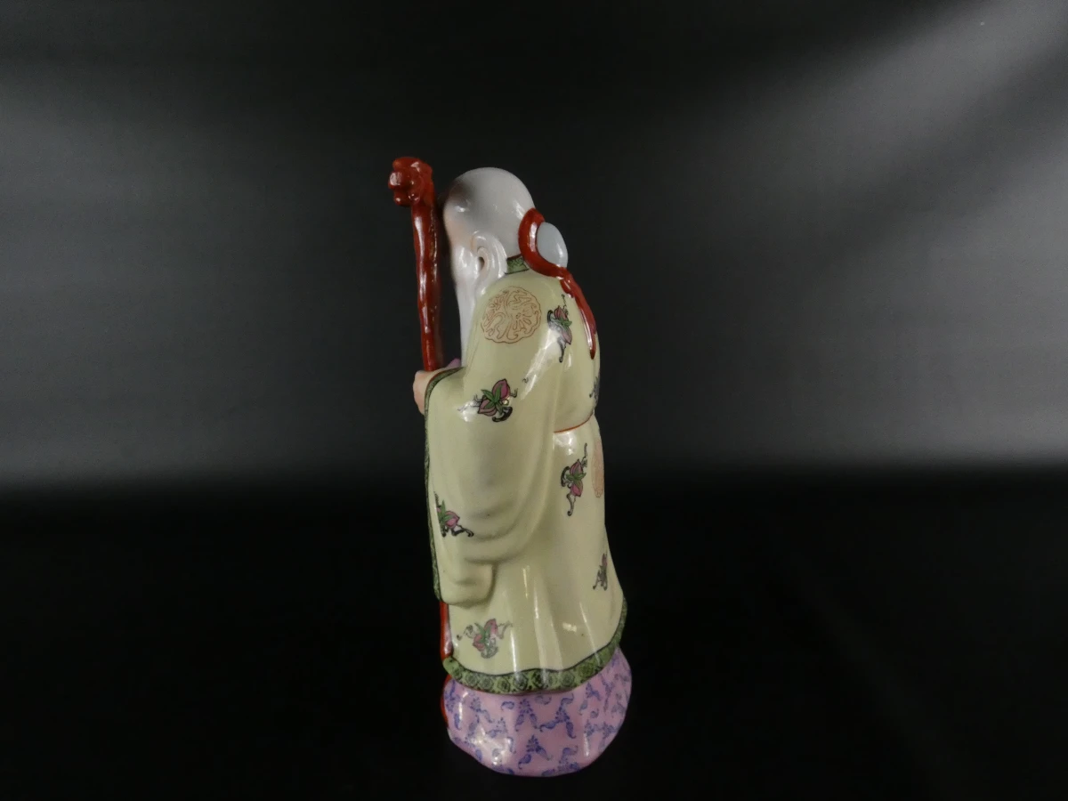 Set van drie Chinese geluksgoden: Fu, Lu en Shou figuren - foto 24