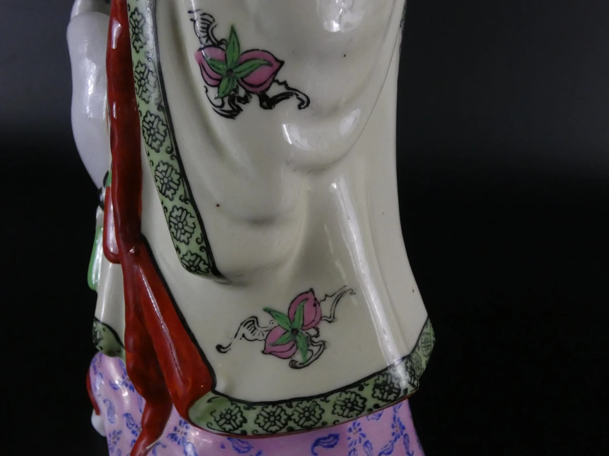 Set van drie Chinese geluksgoden: Fu, Lu en Shou figuren - foto 28