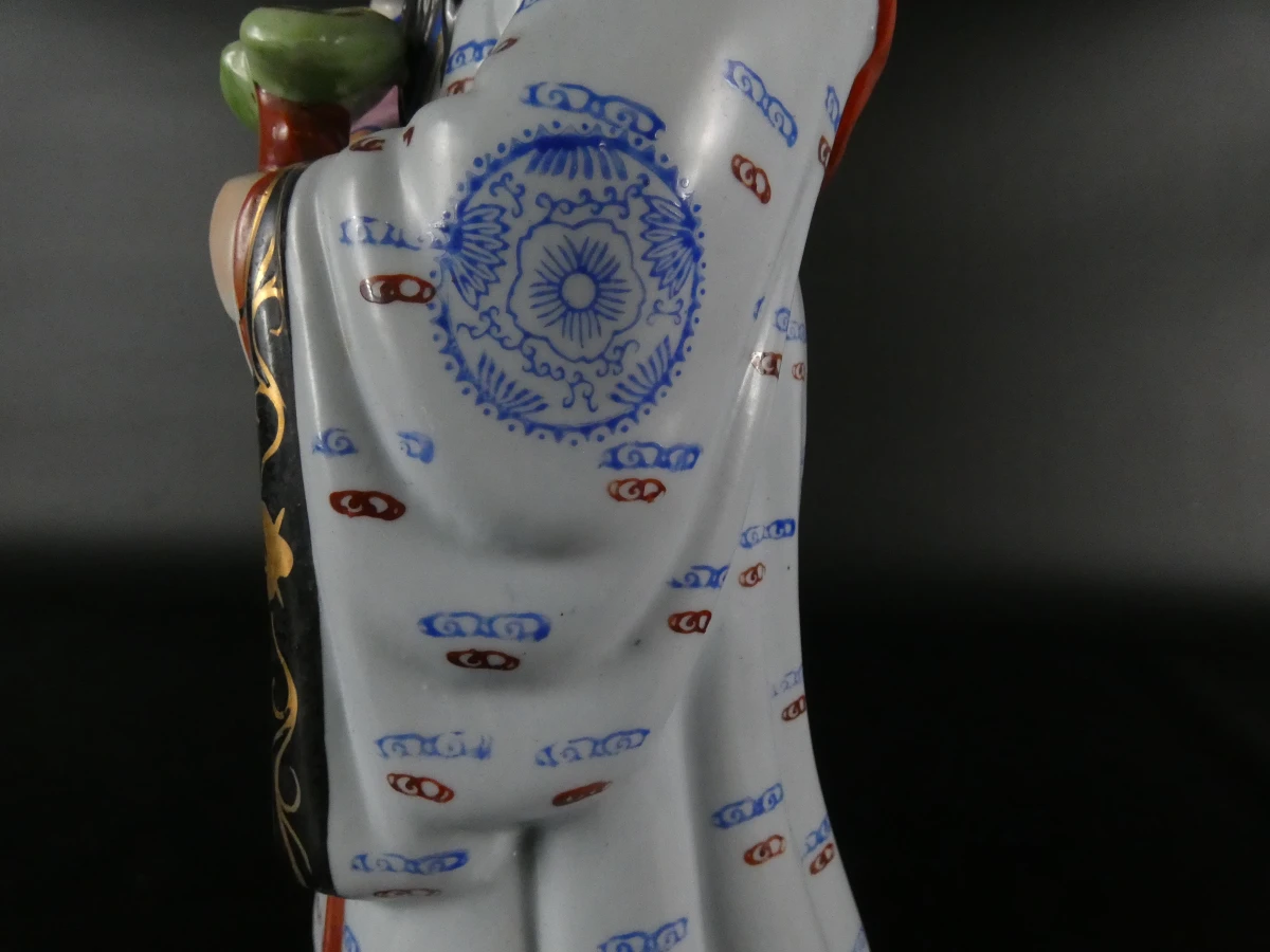 Set van drie Chinese geluksgoden: Fu, Lu en Shou figuren - foto 41
